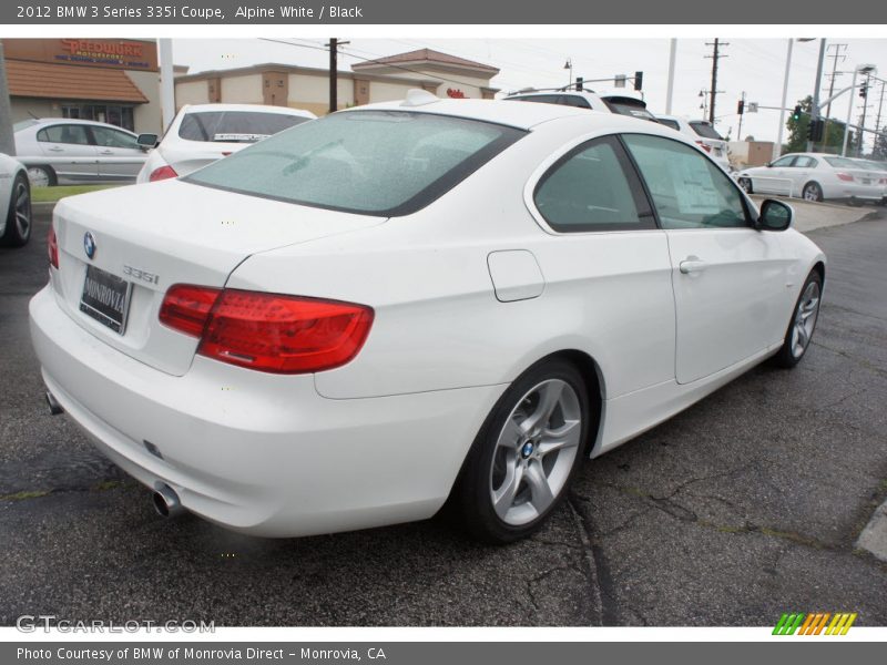 Alpine White / Black 2012 BMW 3 Series 335i Coupe
