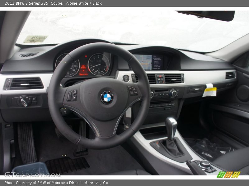 Alpine White / Black 2012 BMW 3 Series 335i Coupe