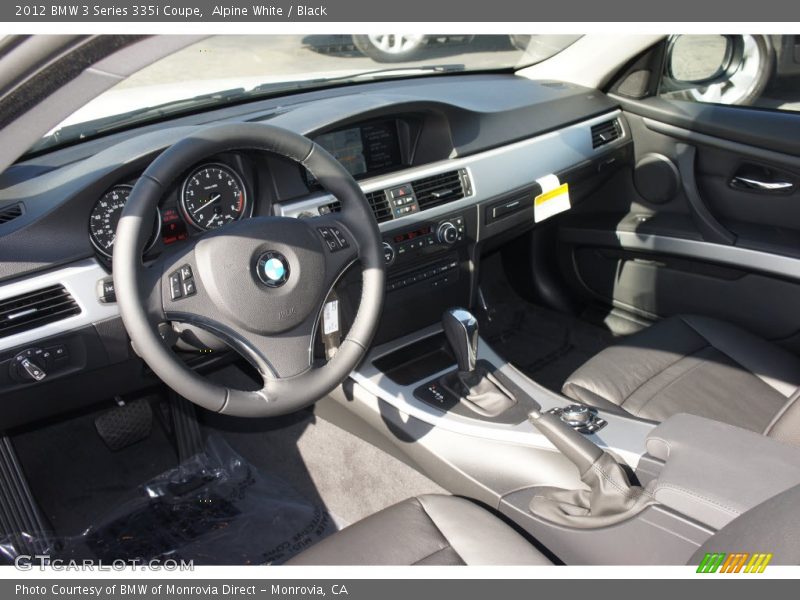 Alpine White / Black 2012 BMW 3 Series 335i Coupe