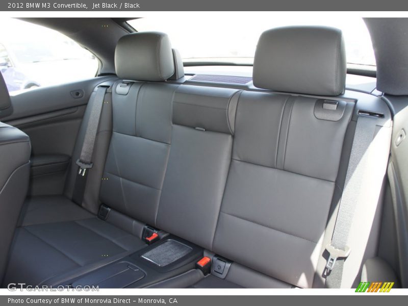 Jet Black / Black 2012 BMW M3 Convertible