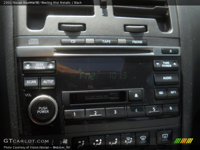 Sterling Mist Metallic / Black 2001 Nissan Maxima SE