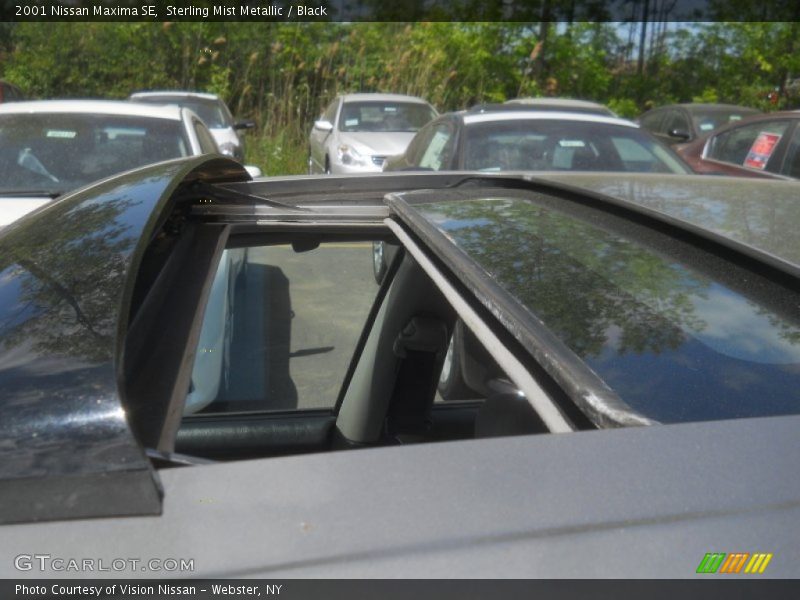 Sterling Mist Metallic / Black 2001 Nissan Maxima SE