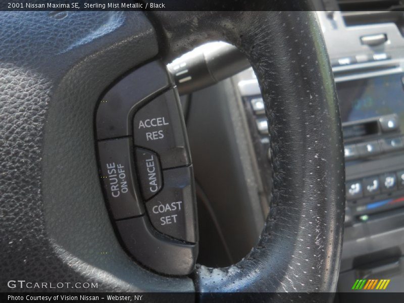 Sterling Mist Metallic / Black 2001 Nissan Maxima SE