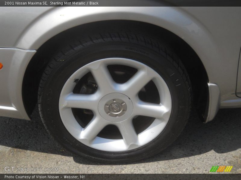 Sterling Mist Metallic / Black 2001 Nissan Maxima SE