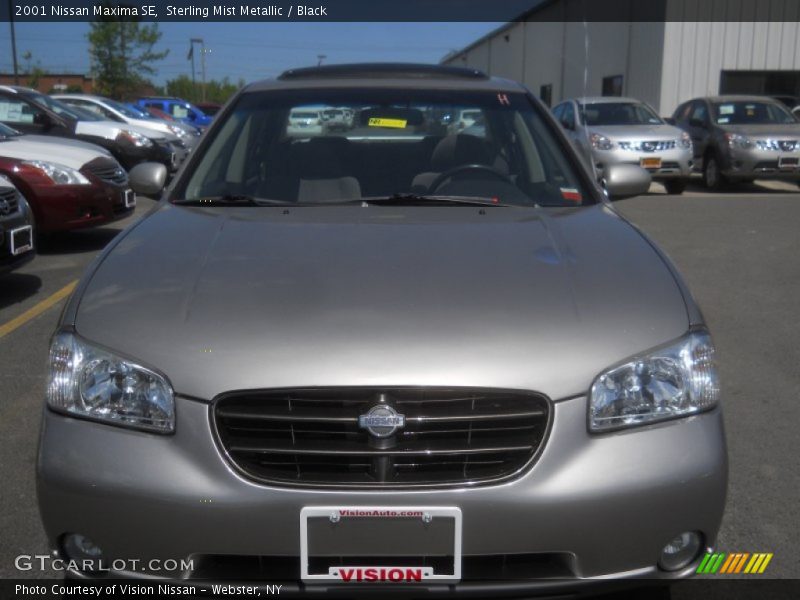 Sterling Mist Metallic / Black 2001 Nissan Maxima SE
