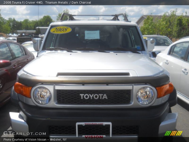 Titanium Metallic / Dark Charcoal 2008 Toyota FJ Cruiser 4WD