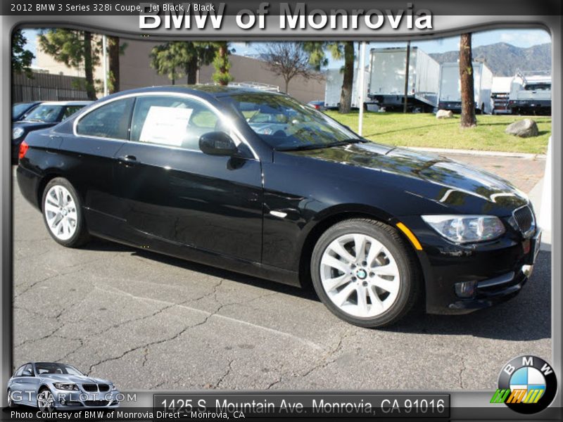 Jet Black / Black 2012 BMW 3 Series 328i Coupe