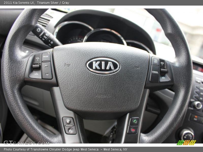 Titanium Silver / Gray 2011 Kia Sorento LX