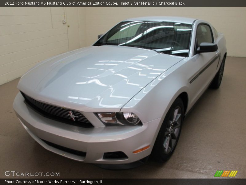 Ingot Silver Metallic / Charcoal Black 2012 Ford Mustang V6 Mustang Club of America Edition Coupe