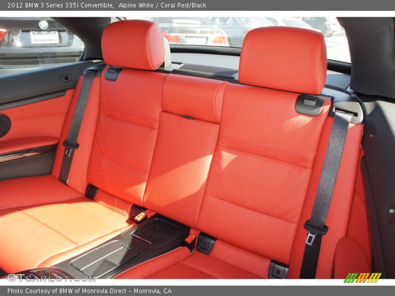 Alpine White / Coral Red/Black 2012 BMW 3 Series 335i Convertible