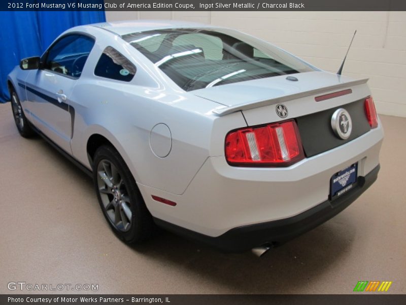 Ingot Silver Metallic / Charcoal Black 2012 Ford Mustang V6 Mustang Club of America Edition Coupe