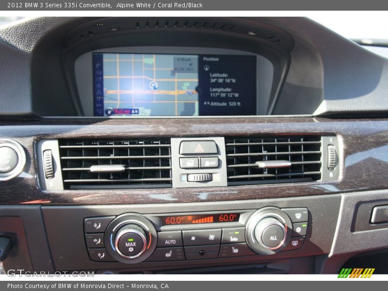 Alpine White / Coral Red/Black 2012 BMW 3 Series 335i Convertible