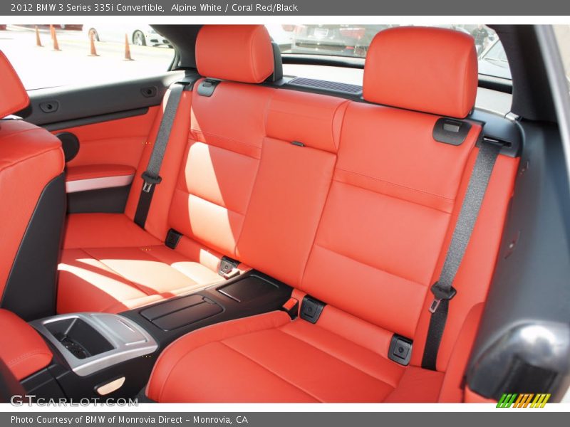 Alpine White / Coral Red/Black 2012 BMW 3 Series 335i Convertible