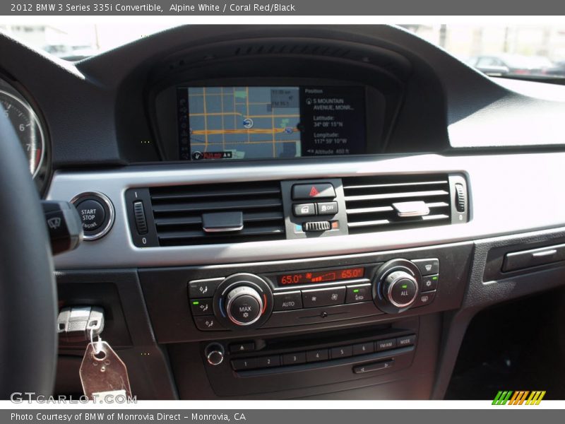 Alpine White / Coral Red/Black 2012 BMW 3 Series 335i Convertible