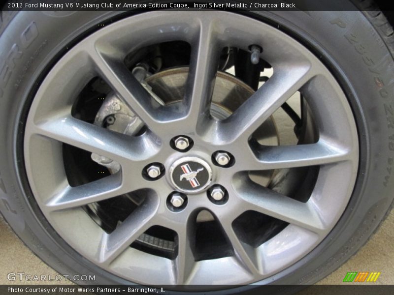 Ingot Silver Metallic / Charcoal Black 2012 Ford Mustang V6 Mustang Club of America Edition Coupe