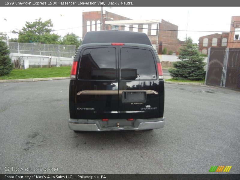 Black / Neutral 1999 Chevrolet Express 1500 Passenger Conversion Van