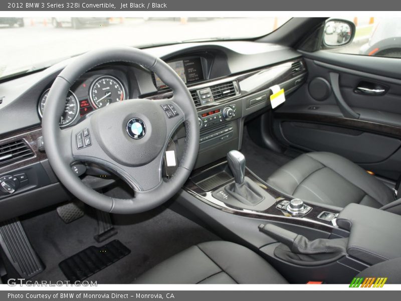 Jet Black / Black 2012 BMW 3 Series 328i Convertible