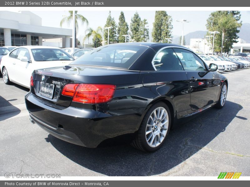 Jet Black / Black 2012 BMW 3 Series 328i Convertible