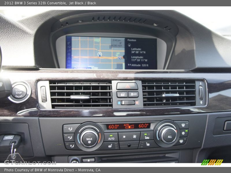 Jet Black / Black 2012 BMW 3 Series 328i Convertible