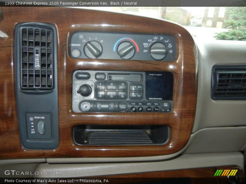 Black / Neutral 1999 Chevrolet Express 1500 Passenger Conversion Van