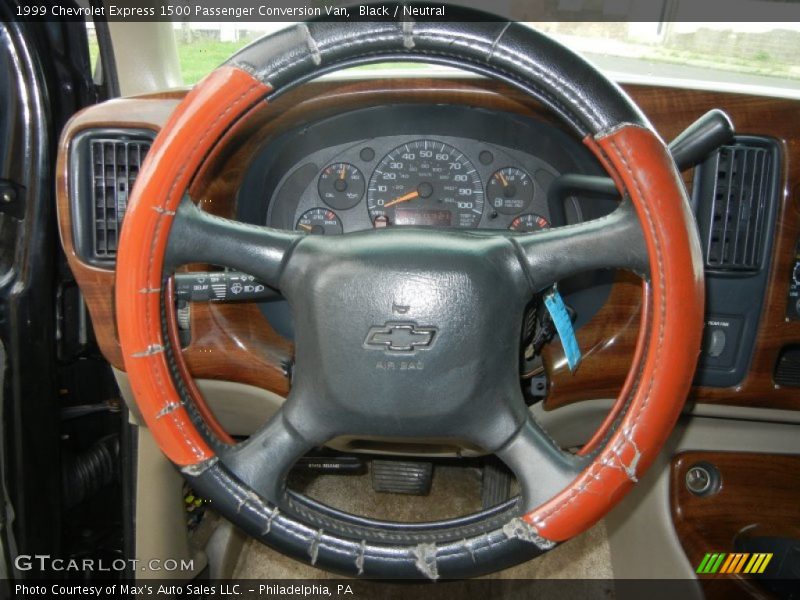 Black / Neutral 1999 Chevrolet Express 1500 Passenger Conversion Van