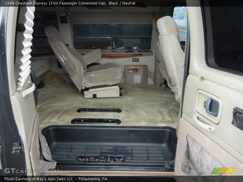 Black / Neutral 1999 Chevrolet Express 1500 Passenger Conversion Van