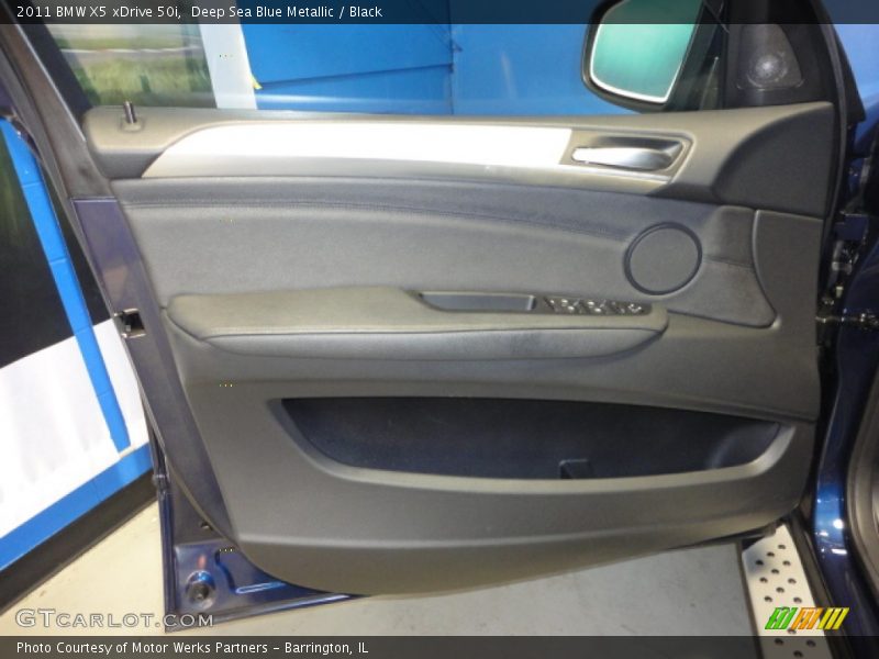 Deep Sea Blue Metallic / Black 2011 BMW X5 xDrive 50i