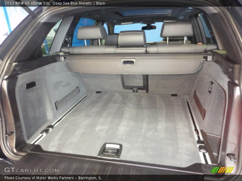 Deep Sea Blue Metallic / Black 2011 BMW X5 xDrive 50i
