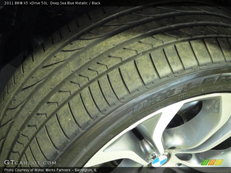 Deep Sea Blue Metallic / Black 2011 BMW X5 xDrive 50i