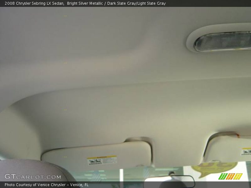 Bright Silver Metallic / Dark Slate Gray/Light Slate Gray 2008 Chrysler Sebring LX Sedan