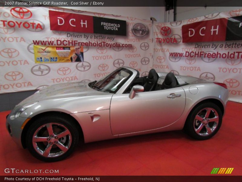 Cool Silver / Ebony 2007 Pontiac Solstice GXP Roadster