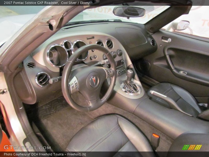 Cool Silver / Ebony 2007 Pontiac Solstice GXP Roadster