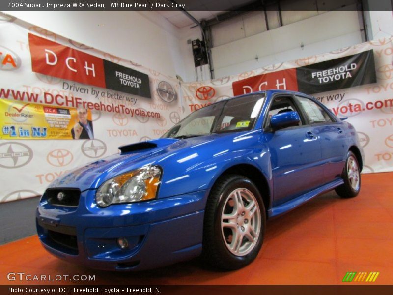 WR Blue Pearl / Dark Gray 2004 Subaru Impreza WRX Sedan