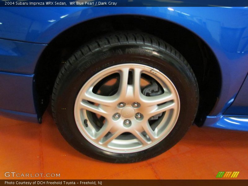 WR Blue Pearl / Dark Gray 2004 Subaru Impreza WRX Sedan