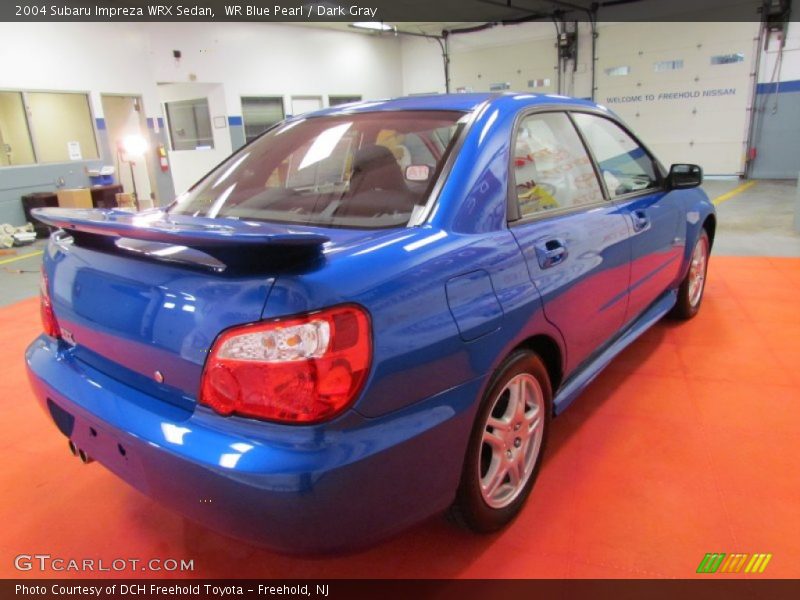 WR Blue Pearl / Dark Gray 2004 Subaru Impreza WRX Sedan