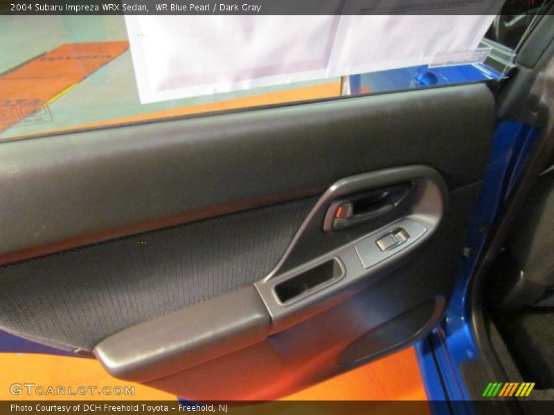 WR Blue Pearl / Dark Gray 2004 Subaru Impreza WRX Sedan