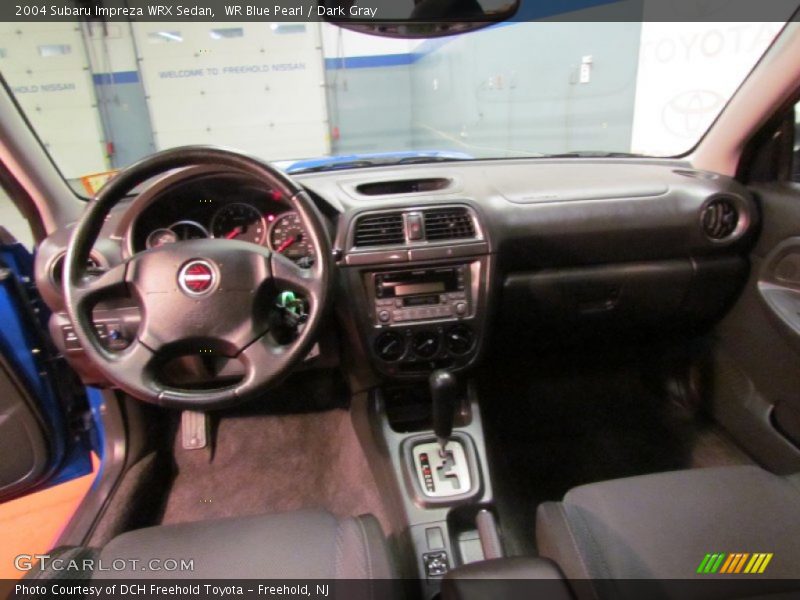 WR Blue Pearl / Dark Gray 2004 Subaru Impreza WRX Sedan