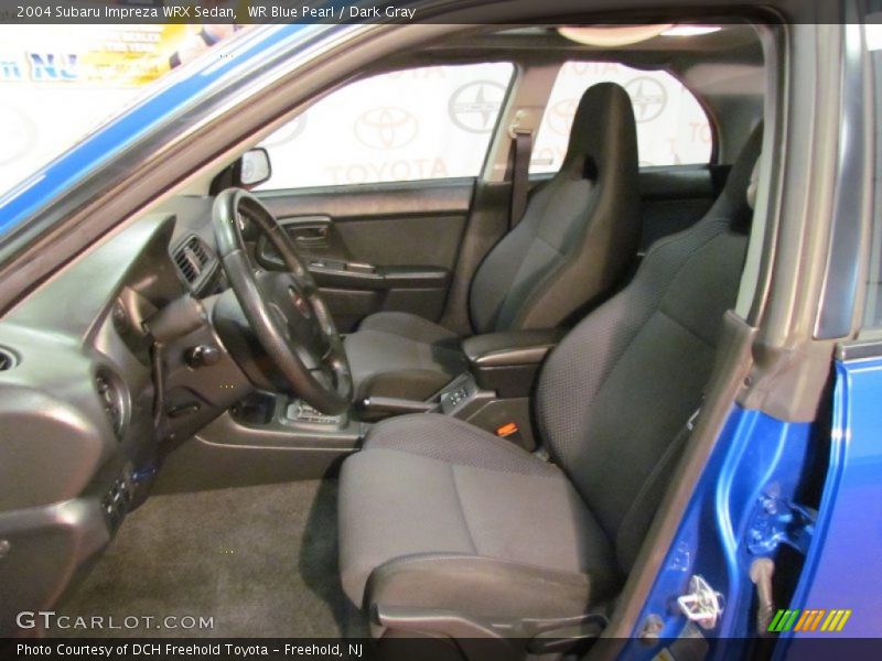 WR Blue Pearl / Dark Gray 2004 Subaru Impreza WRX Sedan