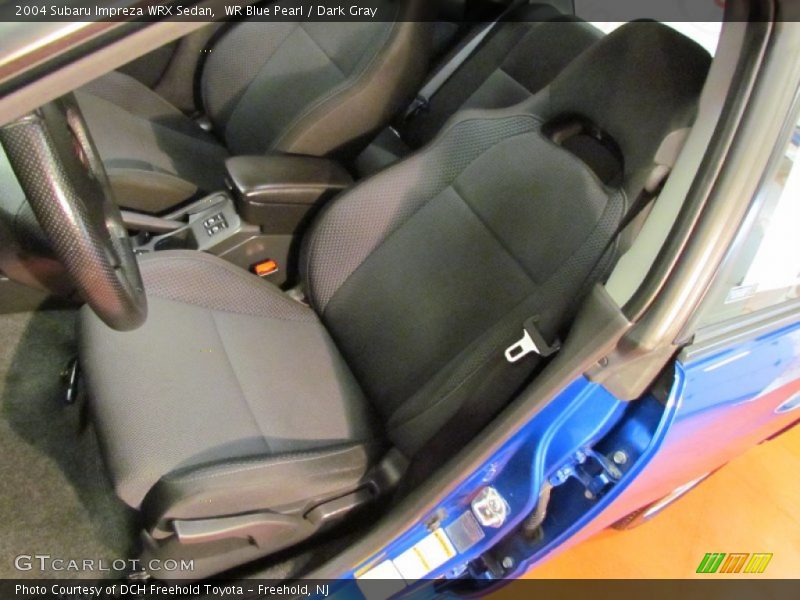 WR Blue Pearl / Dark Gray 2004 Subaru Impreza WRX Sedan