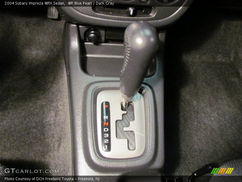 WR Blue Pearl / Dark Gray 2004 Subaru Impreza WRX Sedan