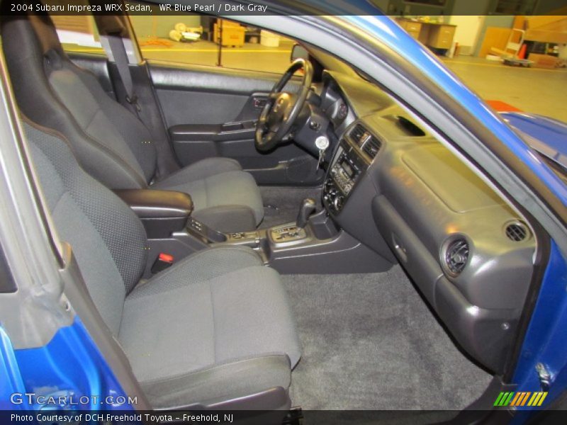 WR Blue Pearl / Dark Gray 2004 Subaru Impreza WRX Sedan