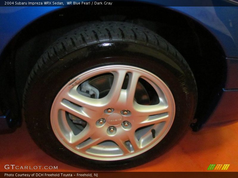 WR Blue Pearl / Dark Gray 2004 Subaru Impreza WRX Sedan