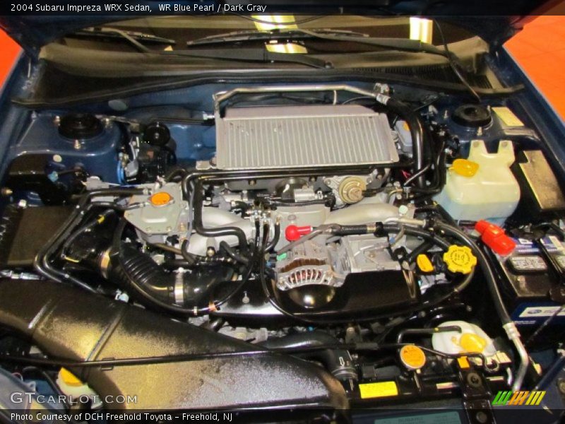 WR Blue Pearl / Dark Gray 2004 Subaru Impreza WRX Sedan
