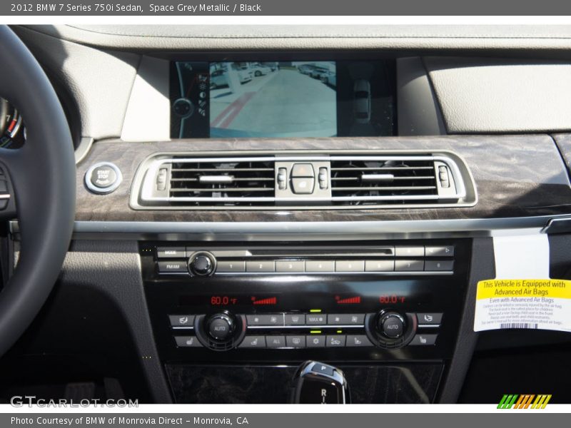 Space Grey Metallic / Black 2012 BMW 7 Series 750i Sedan
