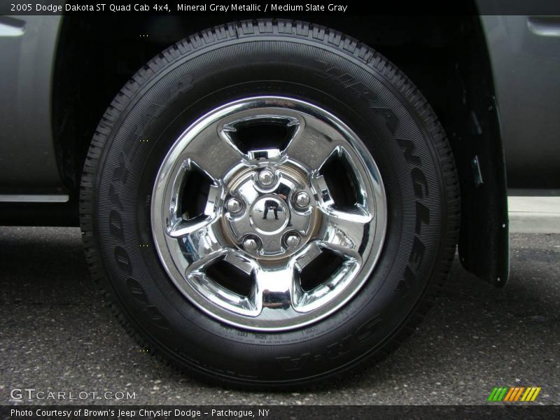 Mineral Gray Metallic / Medium Slate Gray 2005 Dodge Dakota ST Quad Cab 4x4
