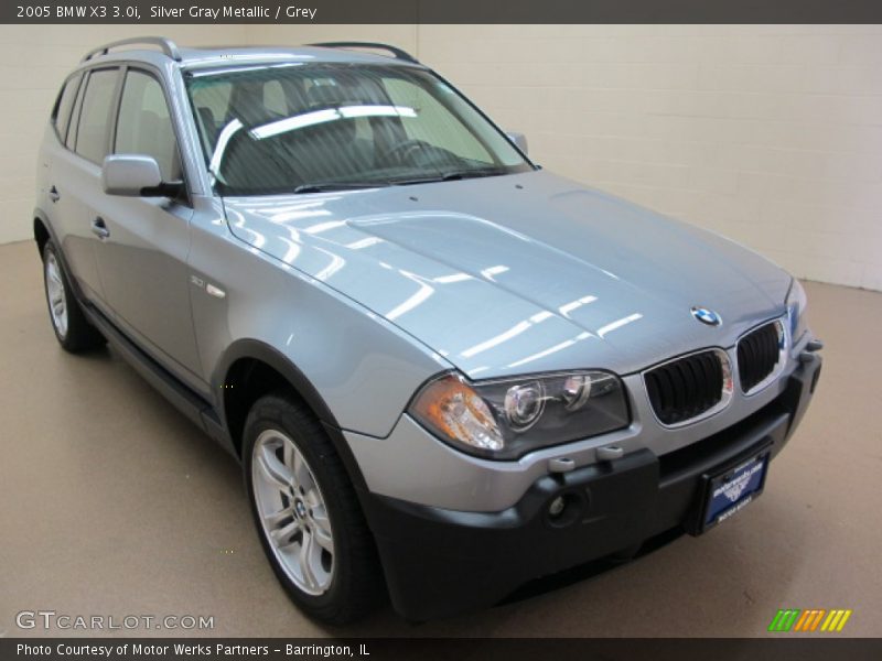 Silver Gray Metallic / Grey 2005 BMW X3 3.0i