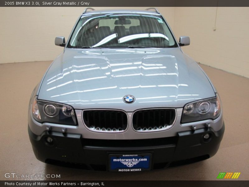 Silver Gray Metallic / Grey 2005 BMW X3 3.0i