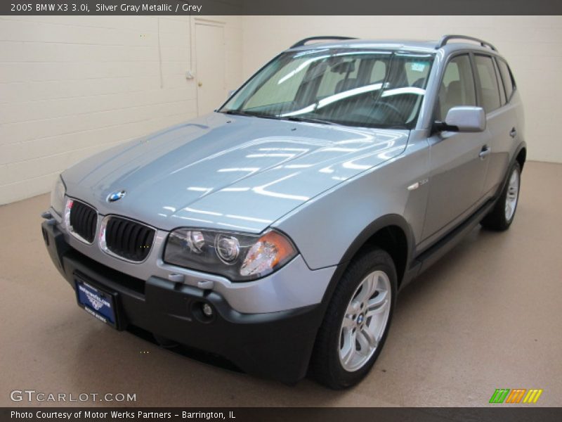 Silver Gray Metallic / Grey 2005 BMW X3 3.0i