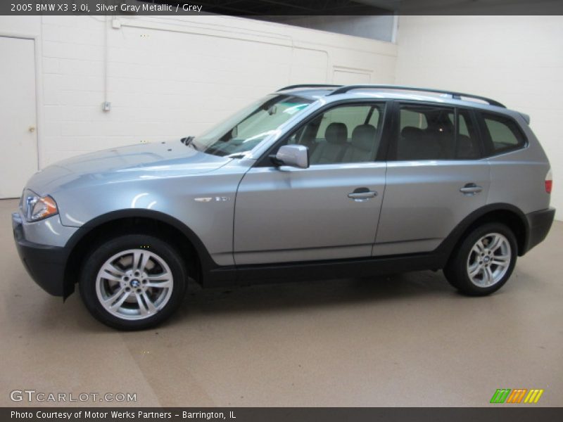 Silver Gray Metallic / Grey 2005 BMW X3 3.0i