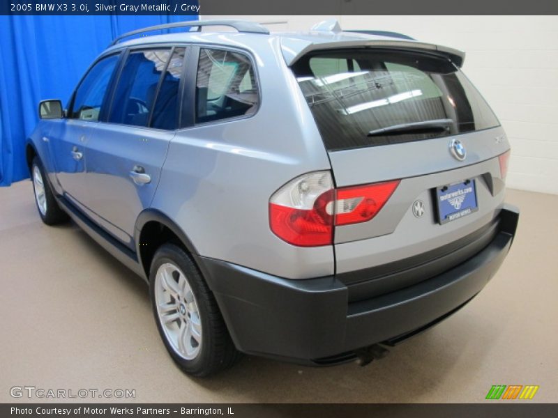 Silver Gray Metallic / Grey 2005 BMW X3 3.0i